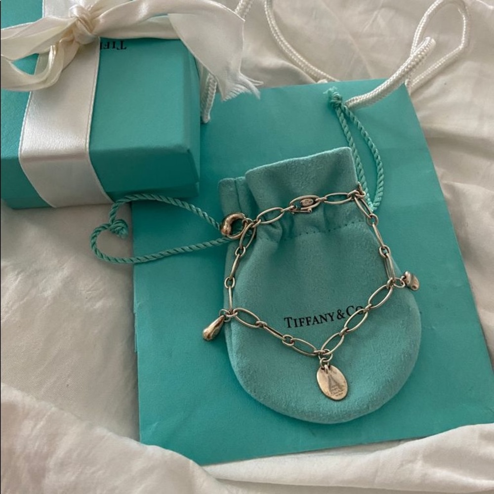 Authentic 5 charms Tiffany &Co bracelet